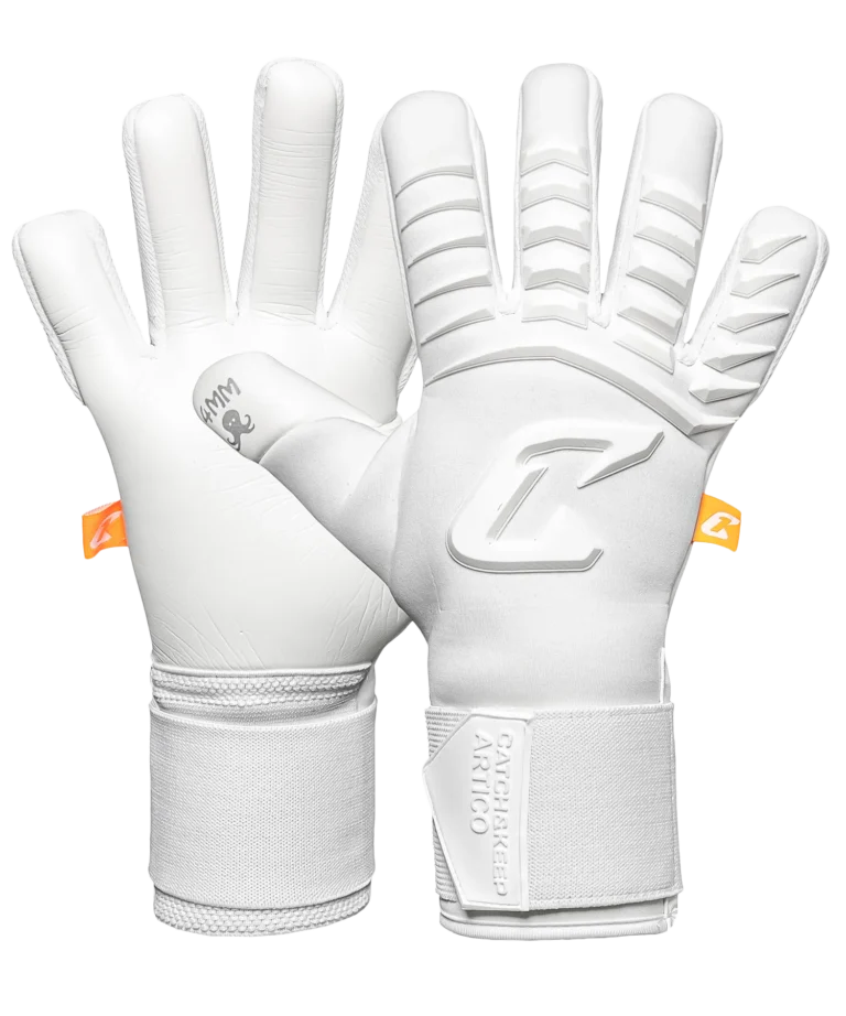 Der Artico Sensation: Weiße Profi Torwarthandschuhe mit bestem Grip - von Catch and Keep