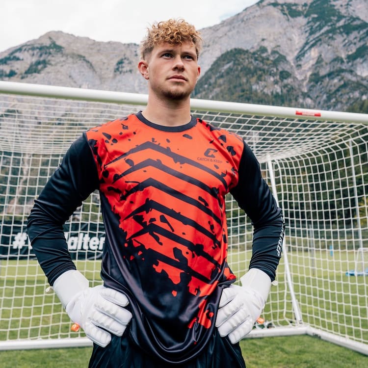 Torwarttrikot Red Protection Catch and Keep rotes Torwarttrikot