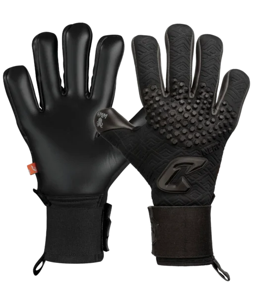 Schwarze Torwarthandschuhe von Catch & Keep: Der brandneue Nero Deep Dark mit extra starkem Octopus Grip!