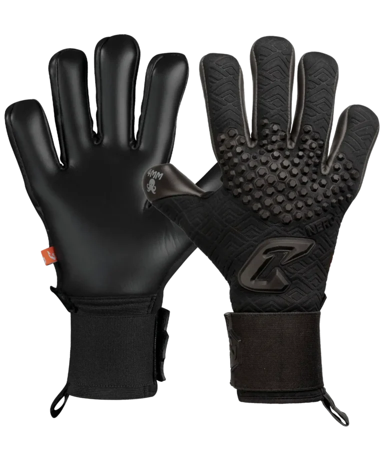 Schwarze Torwarthandschuhe von Catch & Keep: Der brandneue Nero Deep Dark mit extra starkem Octopus Grip!