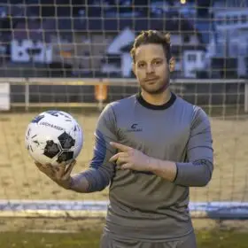 Spielball Pro II White Catch & Keep Fussball für Training