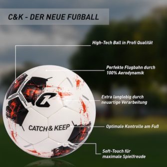 Spielball Pro II White Catch and Keep Vorteile