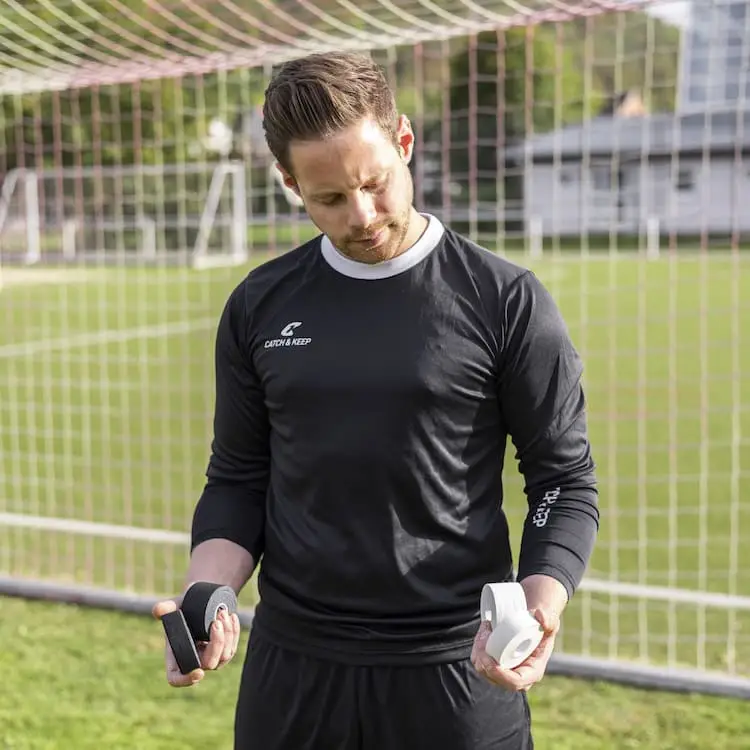 C&K Fingertape weiss 2er Set Catch and Keep Tape für Torhüter