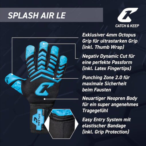 Splash Air Limited Edition Catch & Keep Features
