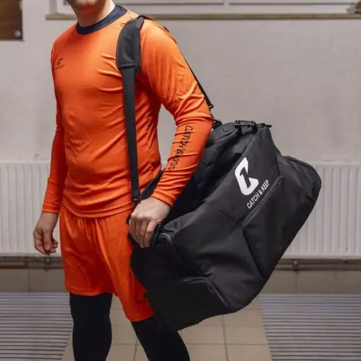 Sporttasche Performance All Black Catch & Keep Torwarthandschuhe Torhüter