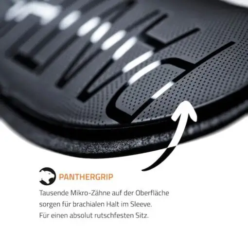 Schienbeinschoner Torwart Schwarz Catch & Keep Panthergrip Torhüter