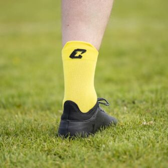 Performance Grip Socke Gelb Catch & Keep Passform