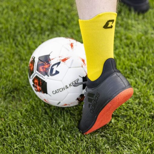 Performance Grip Socke Gelb Catch and Keep Fussballsocke