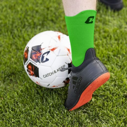 Performance Grip Socke Grün Catch and Keep Fussballsocke