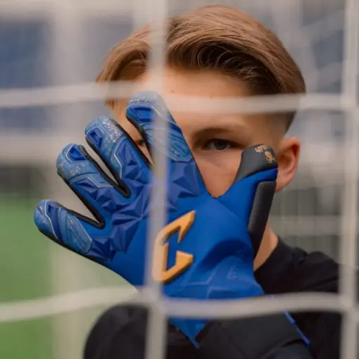 Pulse X Blue Catch & Keep Torwarthandschuhe für Torwart