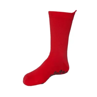 Rote Antirutsch Grip Socken / Fußballsocken von Catch and Keep