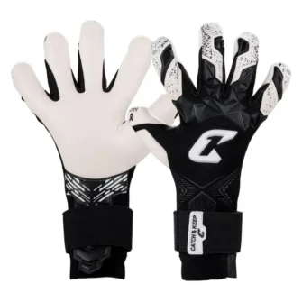 Torwart Handschuhe in Schwarz/Weiß mit perfektem Grip: Der Pulse X Black
