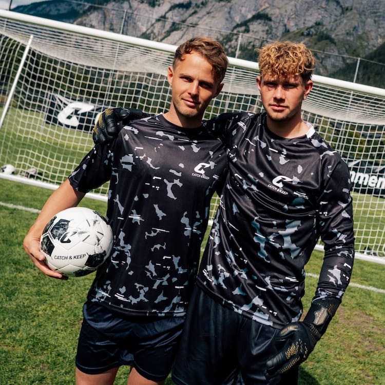 Torwarttrikot Black Camou Protection Catch and Keep Trikot für Torhüter