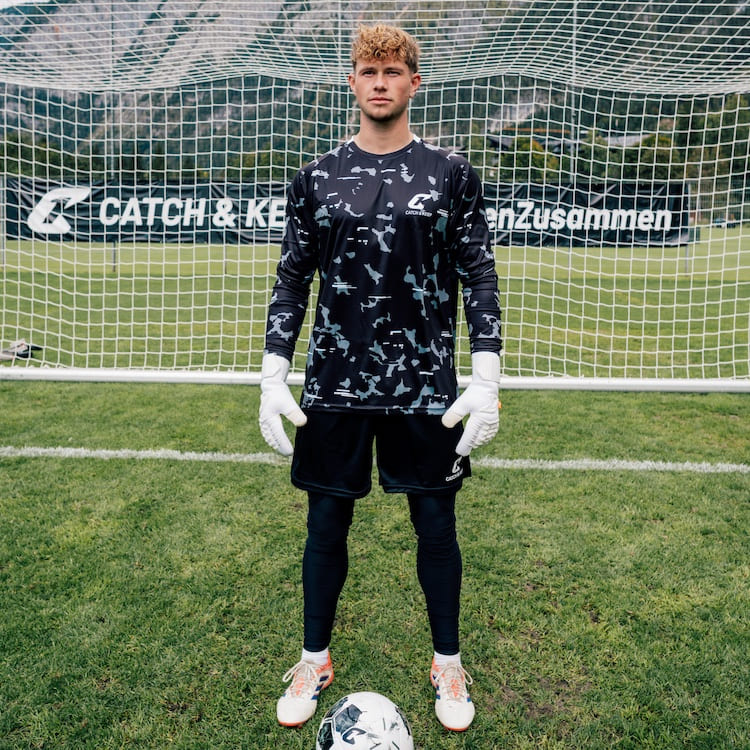 Torwarttrikot Black Camou Protection Catch and Keep schwarzes Torwarttrikot