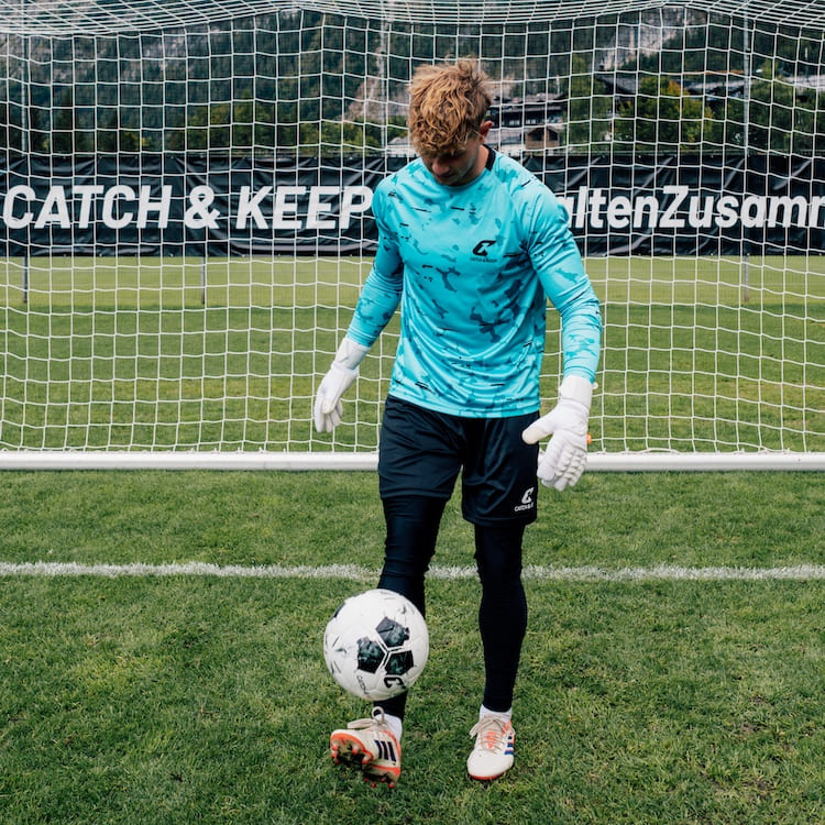 Torwarttrikot Blue Camou Protection Catch and Keep blaues Torwarttrikot