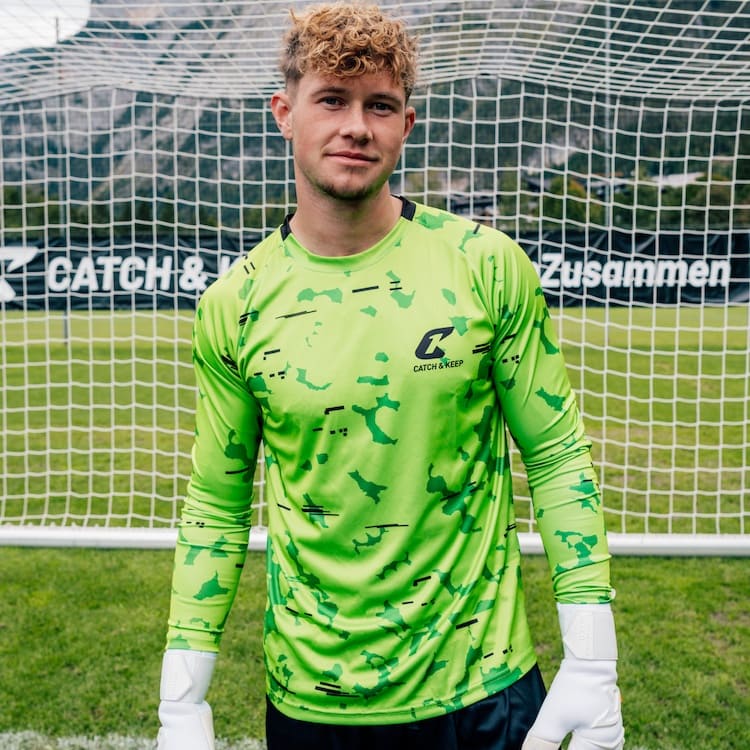 Torwarttrikot Green Camou Protection Catch and Keep Torwarttrikot