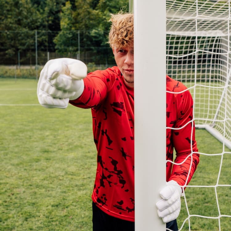 Torwarttrikot Red Camou Protection Catch and Keep Torwarrtrikot rot