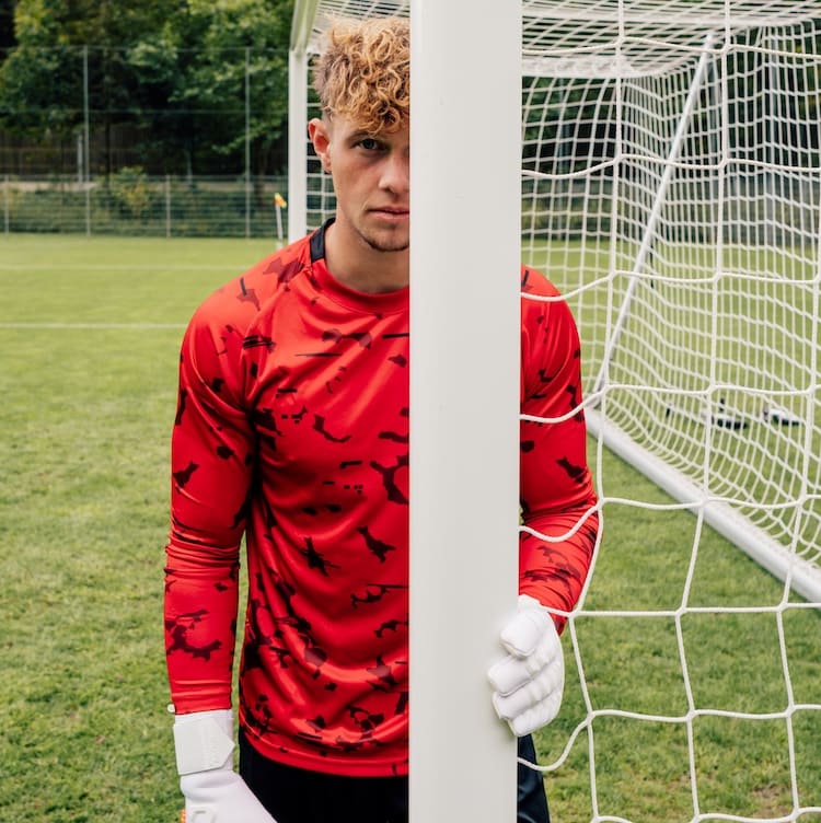 Torwarttrikot Red Camou Protection Catch and Keep Torwarrtrikot