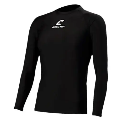 Das neue Torwart Unterziehshirt und Kompressionsshirt von Catch and Keep - Lang und in Schwarz