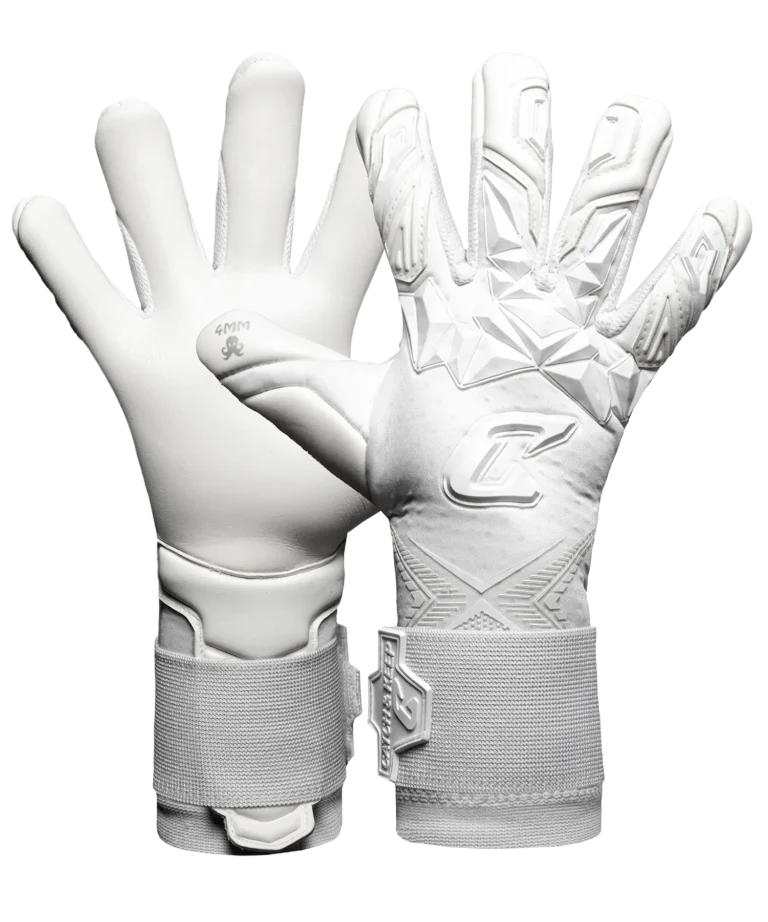 Profi Torwarthandschuhe für Herren in Weiß: der Pulse All White mit bestem Grip