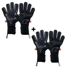 Torwarthandschuhe Kunstrasen in Schwarz für Herren von Catch & Keep: Das 2er Bundle mit dem Nero Xtech - Profi Grip!