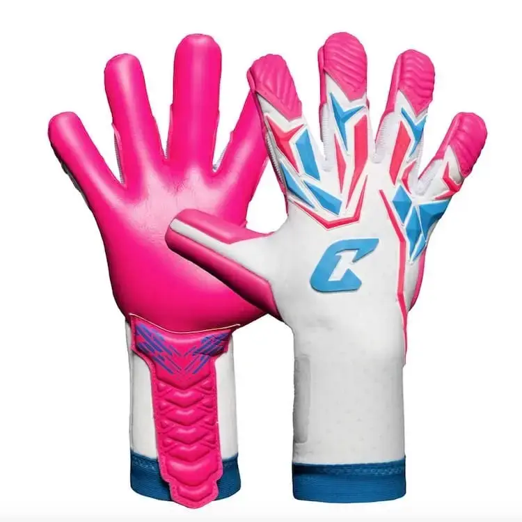 Profi-Torwarthandschuhe mit Extra Grip bei Regen: der Vivor in Pink - nur bei Catch and Keep