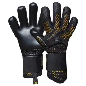 Torwarthandschuhe Schwarz für Herren: Der brandneue Revolution Gold von Catch and Keep - Perfekter Grip!