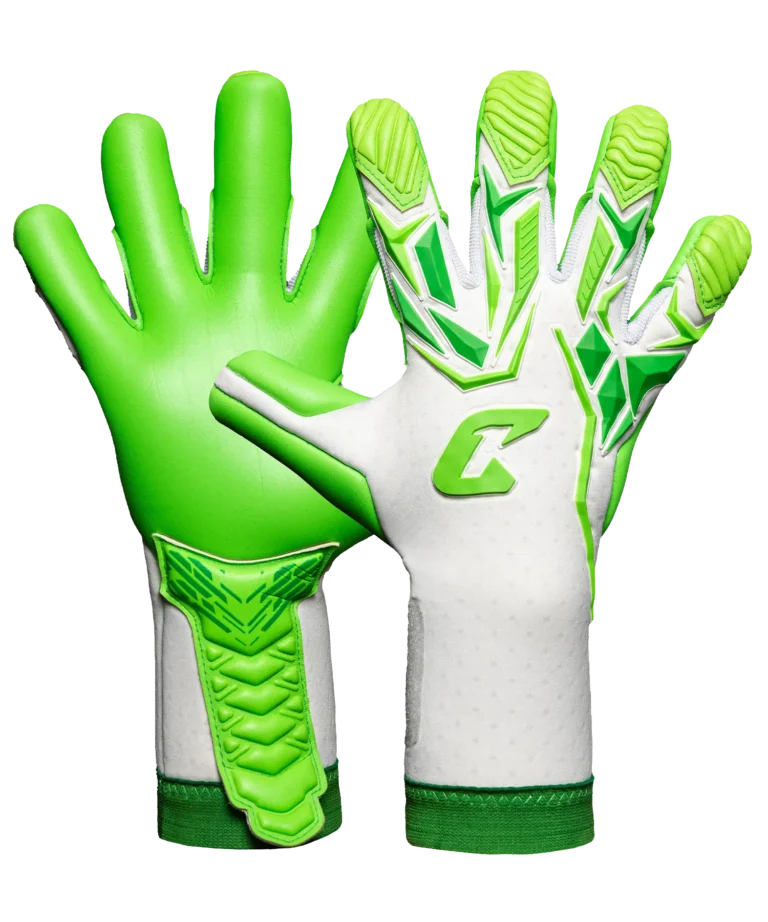 Profi-Torwarthandschuhe mit Extra Grip bei Regen: der Vivor in Grün - nur bei Catch and Keep