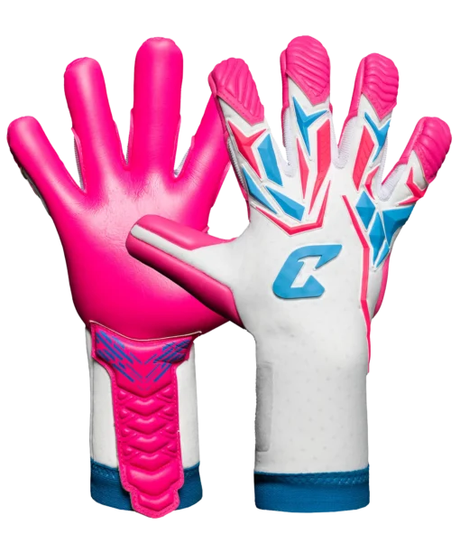 Profi-Torwarthandschuhe mit Extra Grip bei Regen: der Vivor in Pink - nur bei Catch and Keep