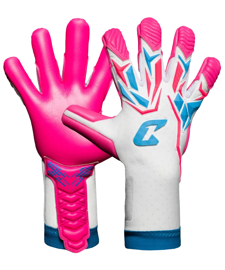 Profi-Torwarthandschuhe mit Extra Grip bei Regen: der Vivor in Pink - nur bei Catch and Keep
