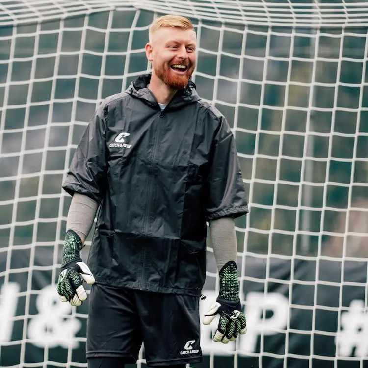 Torwart Regenjacke kurz Catch and Keep Regenjacke für Torhüter