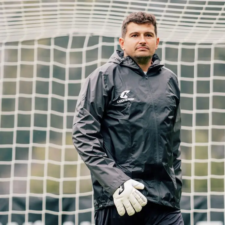 Torwart Regenjacke lang Catch and Keep Regenjacke für Torhüter