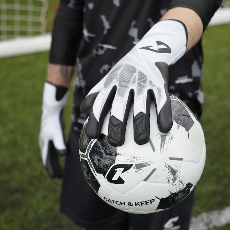 Future Vision silvR Catch and Keep Torwarthandschuhe mit Grip