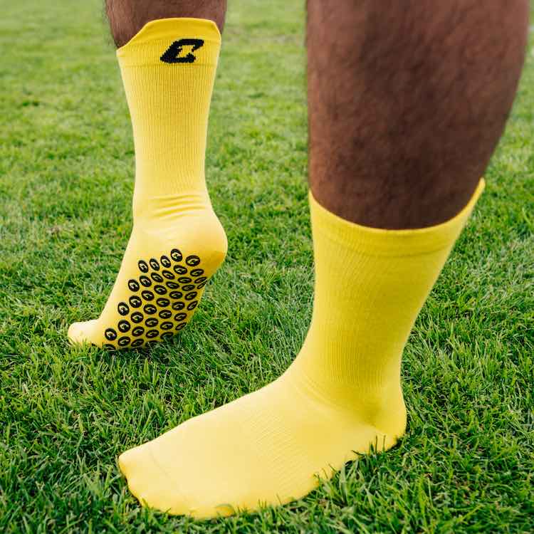 Performance Grip Socke 3er Bundle Gelb Catch and Keep Fussballsocken