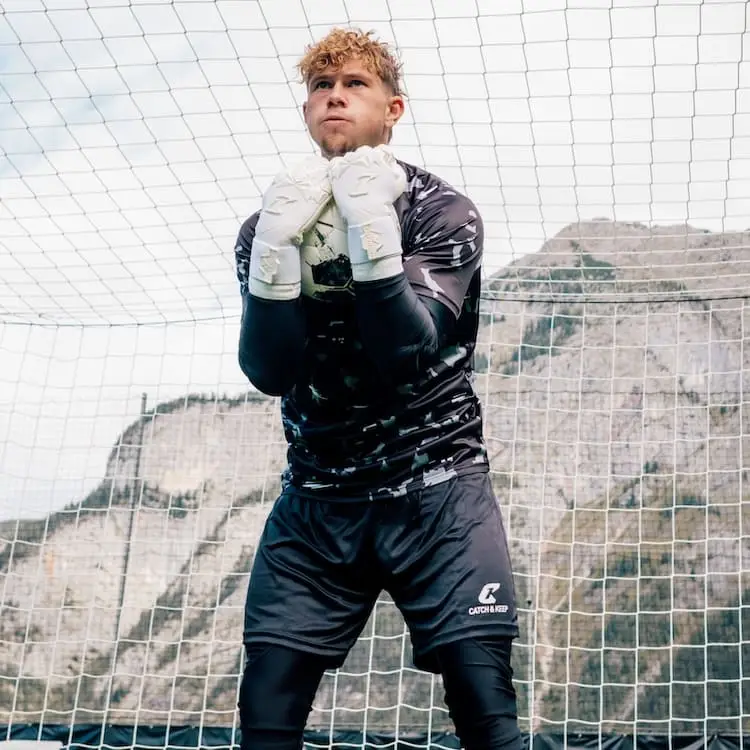 Pulse X All White Catch and Keep Torwarthandschuhe 5