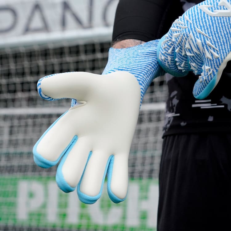 Aero Virx Blue Catch and Keep Torwarthandschuhe fuÌr TorhuÌter