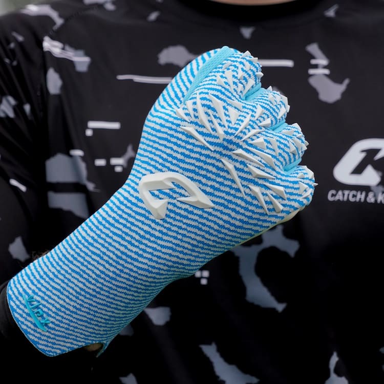 Aero Virx Blue Catch and Keep Torwarthandschuhe fuÌr Torwart