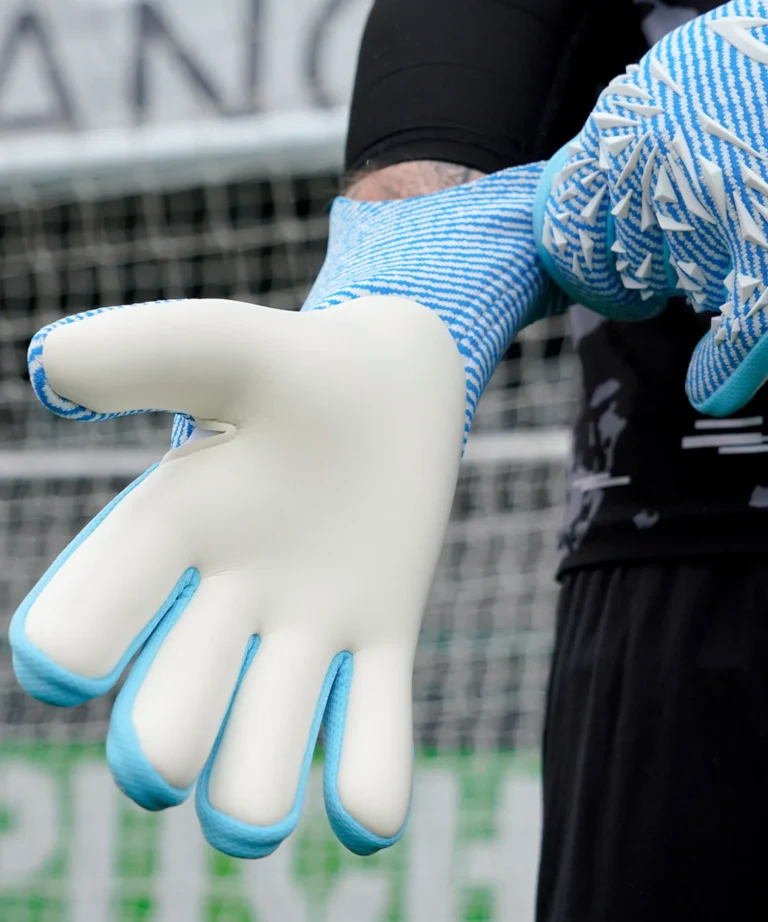 Aero Virx Blue Catch and Keep Torwarthandschuhe für Torhüter
