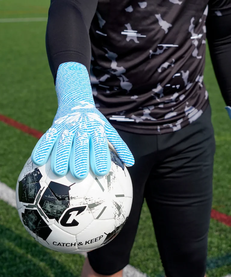 Aero Virx Blue Catch and Keep Torwarthandschuhe Grip
