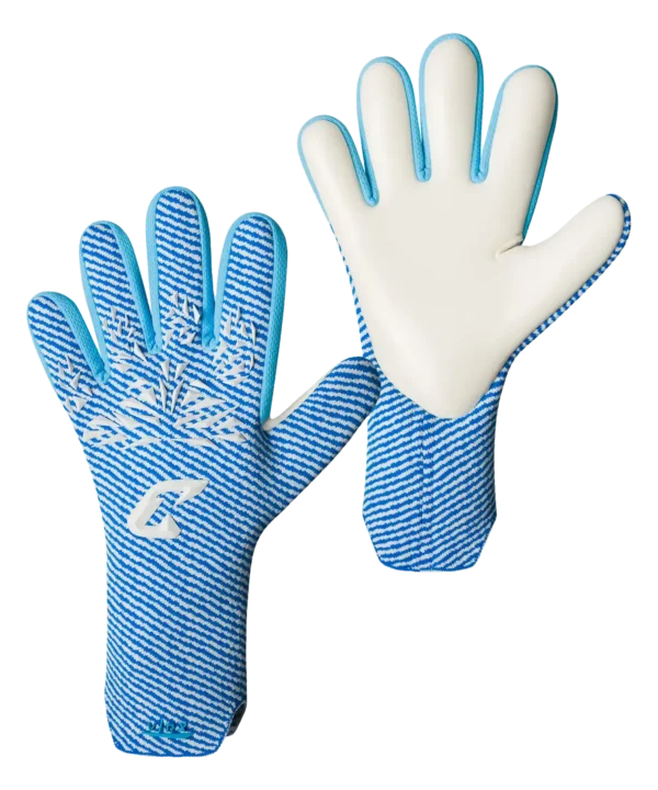 Catch & Keep Torwarthandschuh Aero Virx in Blau – Rückhand und Innenhand