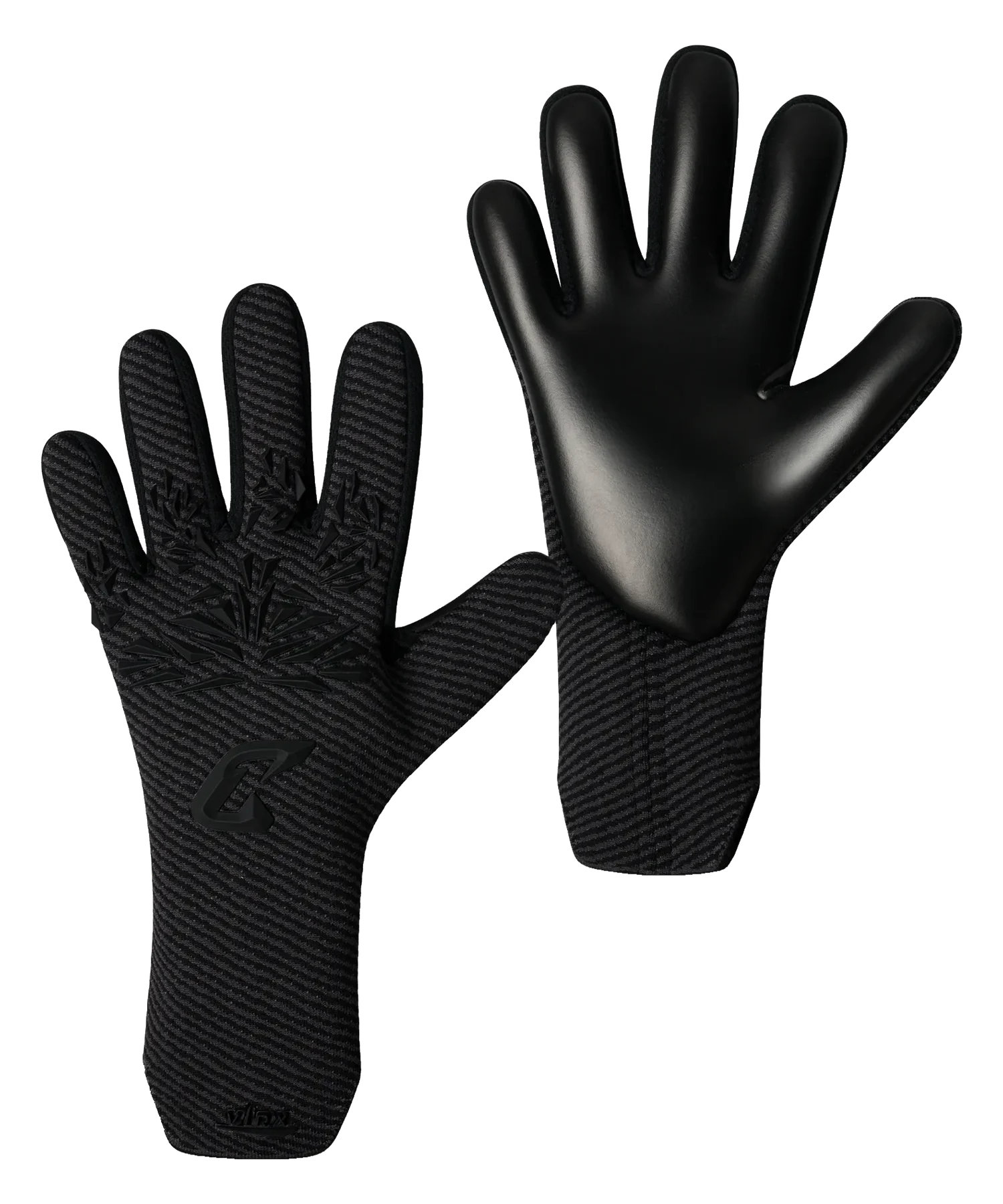 Catch & Keep Torwarthandschuh Aero Virx in Schwarz – Rückhand und Innenhand