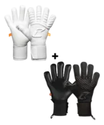 Artico & Nero Bundle von Catch & Keep: weiße Artico Sensation 100 und schwarze Nero Torwarthandschuhe