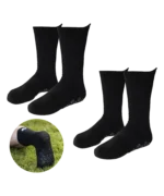 Gripsocken Bundle 2x in Schwarz: zwei Paar Performance Grip Socken von Catch & Keep mit Grip-Sohle im Detail