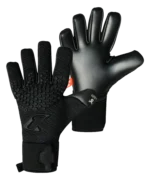 Catch & Keep Torwarthandschuh Nero in Schwarz – Rückhand und Innenhand