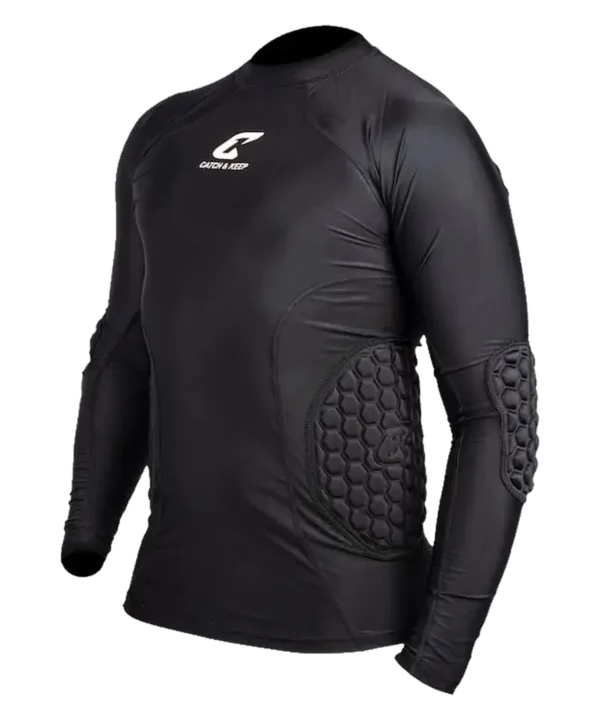 Protectionshirt lang gepolstert von Catch & Keep mit Polstern an Rippen und Ellbogen