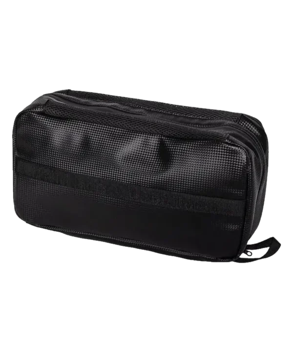 Torwart Handschuhtasche von Catch & Keep in Schwarz mit Mesh-Oberfläche und Trageschlaufe