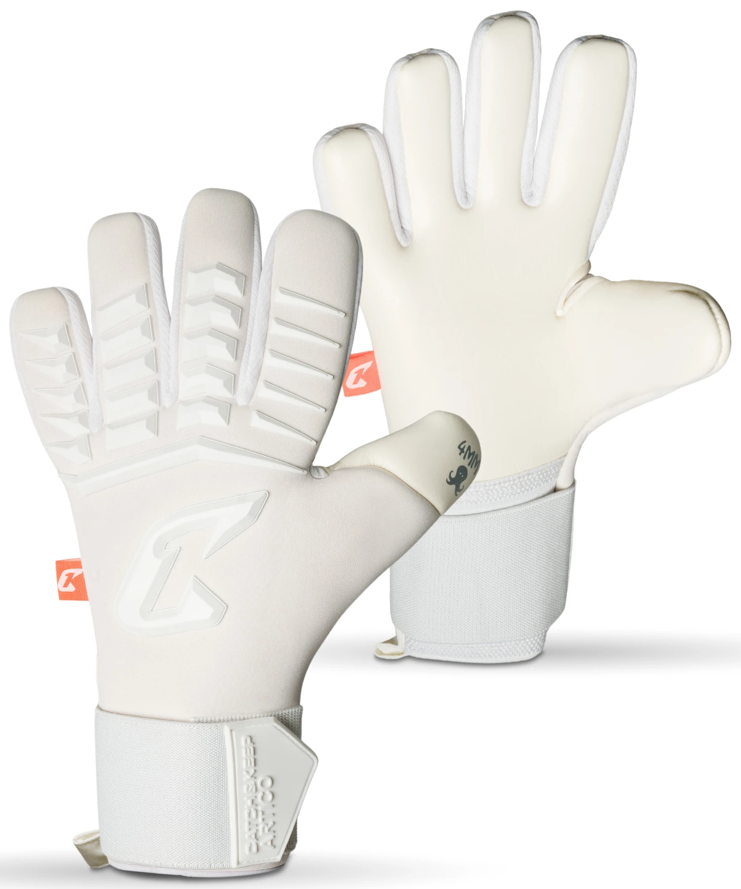 Catch & Keep Torwarthandschuh Artico Sensation 100 in Weiß – Rückhand und Innenhand