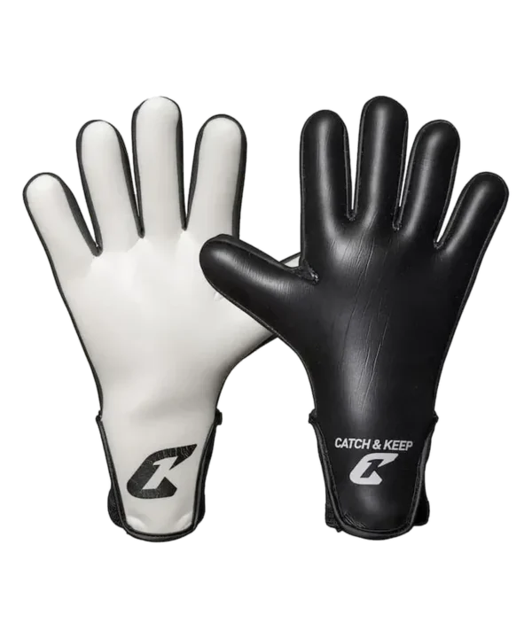 Ultimate Glove Torwarthandschuhe: weiße und schwarze Latex-Seite im Produktbild