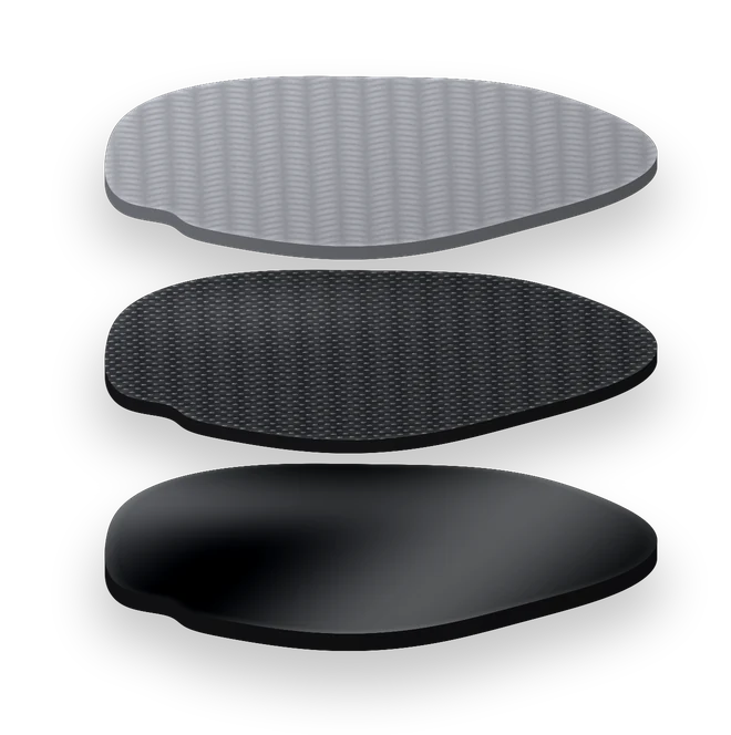 Panthergrip Schienbeinschoner mit Mikro-Zähne-Oberfläche im Premium-Sleeve