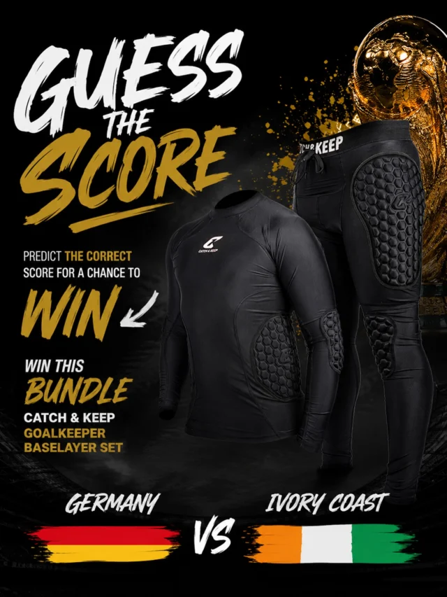 🎁 DEIN TIPP. DEINE CHANCE. 🎁
Deutschland ist heute wieder gefragt – und wir haben dazu ein Protection Bundle im Wert von 129,90 € für einen von euch im Gepäck. 🇩🇪🧤

Tippe das richtige Endergebnis des heutigen Matchs und sichere dir mit etwas Losglück den Gewinn 🔥.

SO BIST DU DABEI:
✅ Folge @catchandkeepgk
✅ Like diesen Beitrag
✅ Like auch unser Prediction-Video von gestern
✅ Kommentiere deinen Ergebnistipp + deine Konfektionsgröße
✅ Bis zu 3 verschiedene Tipps erlaubt

Beispiel:
Deutschland 4:1 | Größe L

⏳ Tipps nach Anpfiff der zweiten Halbzeit werden nicht mehr berücksichtigt.

⚠️ Und falls du unsere Protection Wear noch nicht gesehen hast: Schau in unseren Post von vor zwei Tagen 😉